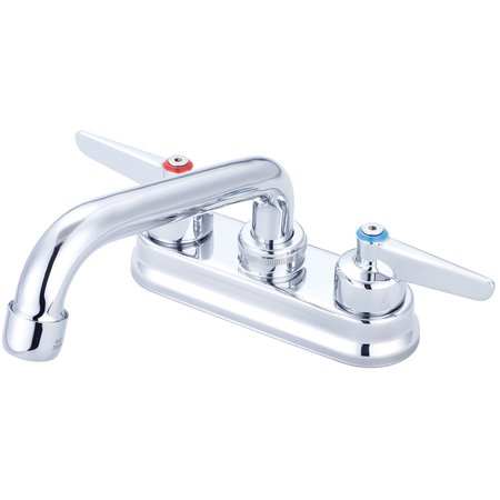CENTRAL BRASS Two Handle Shell Type Bar/Laundry Faucet in Chrome 0094-LE0